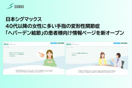 日本シグマックス、40代以降の女性に多い手指の変形性 日本シグマックス、40代以降の女性に多い手指の変形性
