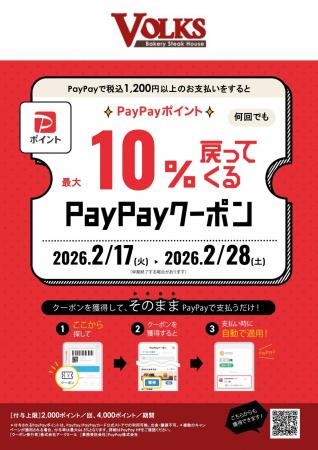 【2月限定】最大10％戻ってくる！PayPayポイントプレ