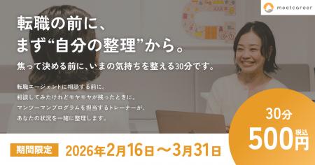 ミートキャリアより転職や異動でキャリアに悩むこの時