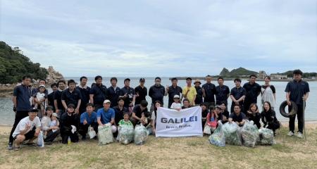 ガリレイグループ全国14か所でビーチ・リバークリーン