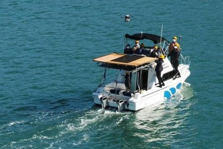 エアロネクスト、JAXAの海洋浮遊物回収支援ドローンの