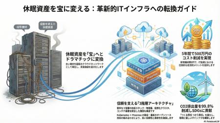 倉庫に眠るサーバーが企業資産に ― 機材購入費0円のプ