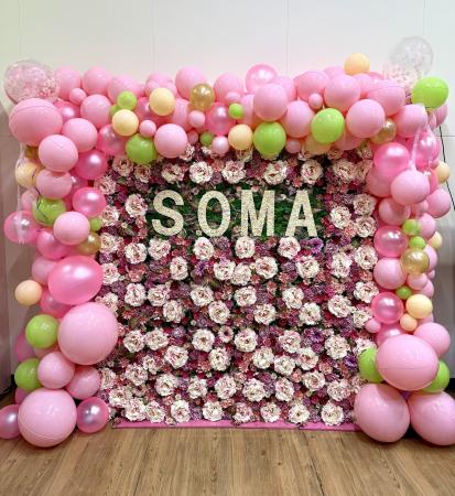 【道の駅そうまが映えスポットに！】お花とバルーンの