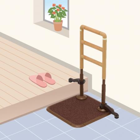 フランスベッド、据え置き型手すり「マルチフィットて