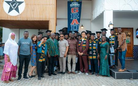 日本発バーバー教育、ガーナ国家制度と連携