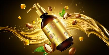 超高圧*¹アルガンオイル*配合！“金のオーロラ美艶”へ