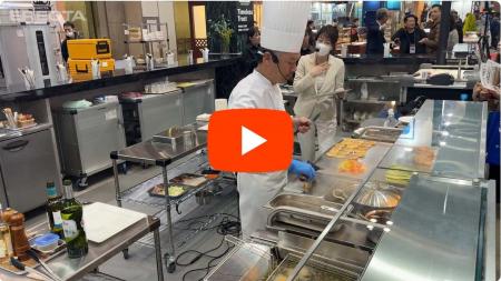 展示会「HCJ2026」エレクターブース・ライブクッキン 展示会「HCJ2026」エレクターブース・ライブクッキン