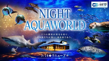 アクアワールド・大洗のナイトプログラム「NIGHT AQUA