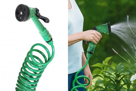 洗車やガーデニングで面倒な「ホースの収納」が巻き取