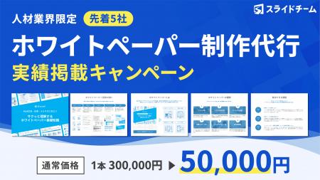 5万円で作れるホワイトペーパー制作キャンペーン