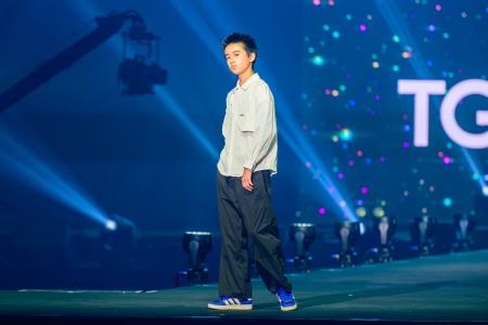 プロと同じステージで、子どもたちが堂々とランウェイ