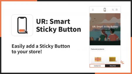 【海外向け】EC アプリ「UR: Smart Sticky Button」を