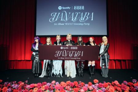 HANA、国内初開催Spotifyリスニングパーティ“Spotify 