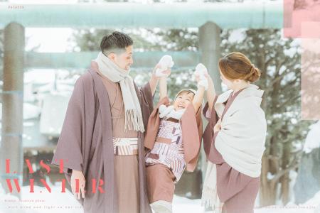 雪が溶ける前に。一生に一度の３歳を、白銀の絶景で残