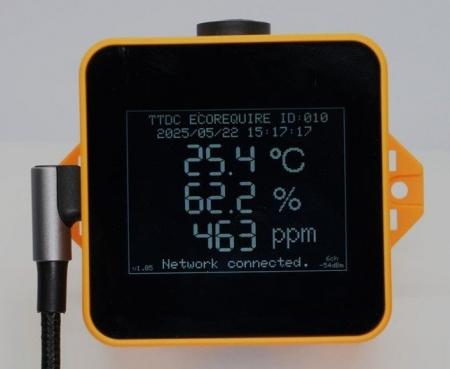 ドライルーム内の低露点（−40℃）の分布可視化に成功！