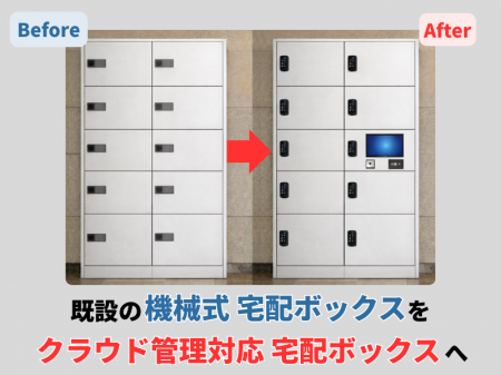 既存宅配ボックスの鍵をスマートロック化：「くじらス