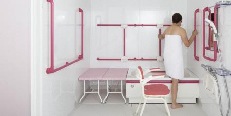 「介護・自立支援設備wells」浴室のBIMデータ提供サー