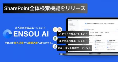 ENSOU AI、Microsoft SharePoint全体を横断検索できる