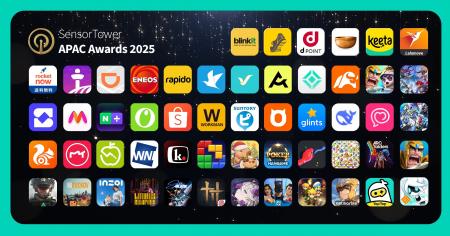 Sensor Tower APAC Awards 2025受賞タイトル発表 Sensor Tower APAC Awards 2025受賞タイトル発表