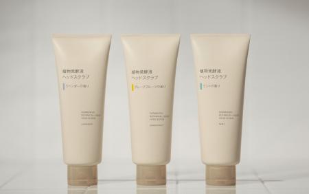 無印良品 「植物発酵液 ヘッドスクラブ」3種を新発売