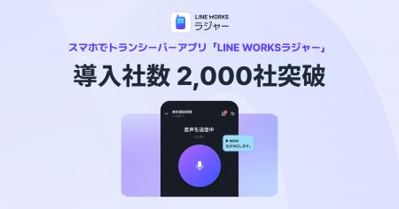 サービス開始1年で導入企業数が2,000社を突破！ ～ス