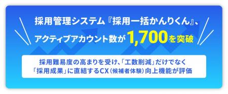 採用管理システム『採用一括かんりくん』、アクティブ