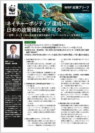 このままではネイチャーポジティブを達成できない ―W このままではネイチャーポジティブを達成できない ―W