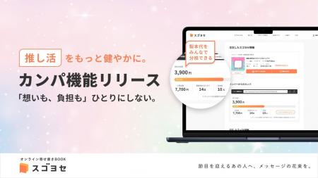 オンライン寄せ書きBOOKサービス『スゴヨセ』　推しへ