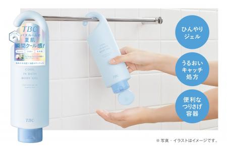 【バスルームで夏肌瞬間クール感！】独自処方でうるお