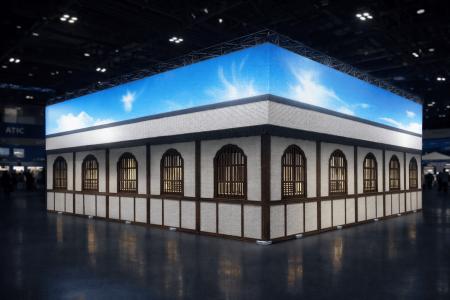 新たな挑戦として没入型LED 空間「TIME LEAP GARDEN」