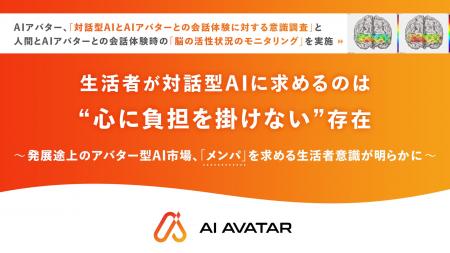 生活者が対話型AIに求めるのは“心に負担を掛けない”存