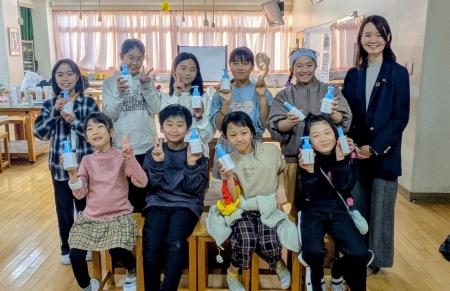 ファンケルが土橋小学校わくわくプラザの小学生を対象