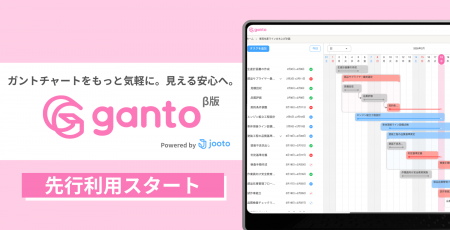 新ガントチャートツール「Ganto」がJootoより誕生!無 新ガントチャートツール「Ganto」がJootoより誕生!無