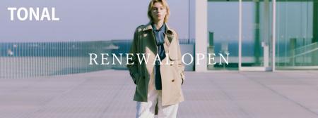 「TONAL(トーナル)」ONLINE SHOP リニューアルオープ