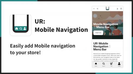 【海外向け】EC アプリ「UR: Mobile Navigation｜Menu