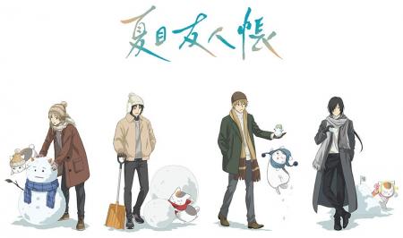 『夏目友人帳』より、夏目貴志やニャンコ先生の描き下