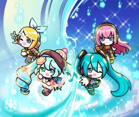 「LINE おまかせレンジャー」、『初音ミク』とのコラ