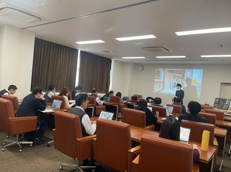 【徳島商工会議所にて指導員DX研修を実施】 【徳島商工会議所にて指導員DX研修を実施】