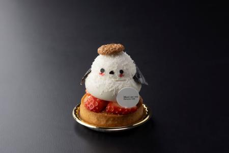 【雪の妖精がケーキで登場】シマエナガモチーフのスイ