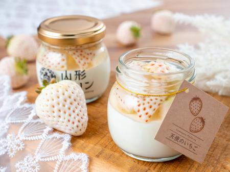 雪国山形から届く“白いちごの雪景色”。希少な「天使の