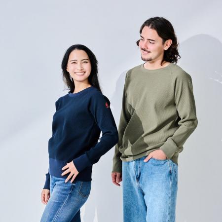 【新製品】春の外遊びに最適な1枚 UVカットワッフルT 【新製品】春の外遊びに最適な1枚 UVカットワッフルT