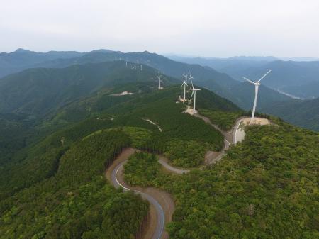 合同会社ユーラス上勝神山風力の持分譲渡による共同事