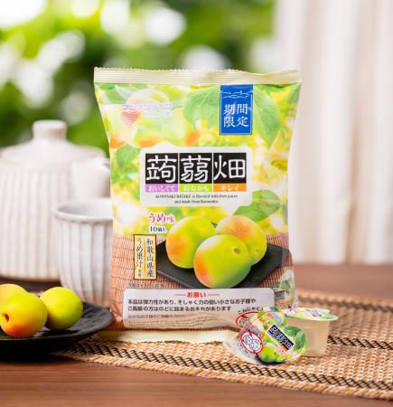 【新商品】和歌山県産うめ果汁使用「蒟蒻畑うめ味」3
