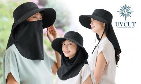 UVカット率99％！冷感生地で涼しく快適♪取り外せるフ