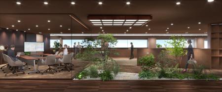 パークスタワー7階を従業員専用ラウンジ・会議室「PA パークスタワー7階を従業員専用ラウンジ・会議室「PA