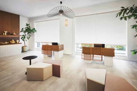 タチカワブラインドプリーツスクリーン「フィーユ」、