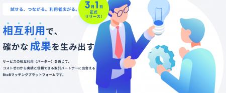 サービス相互利用プラットフォーム「BarterMatch」正