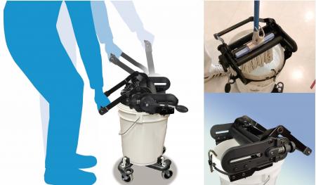 樹脂缶対応のモップ絞り器を発売|環境配慮型容器への 樹脂缶対応のモップ絞り器を発売|環境配慮型容器への