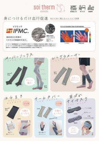 「つけるだけ」で、血行促進。「Soi Therm」シリーズ