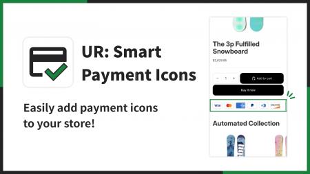 【海外向け】EC アプリ「UR: Smart Payment Icons」を 【海外向け】EC アプリ「UR: Smart Payment Icons」を
